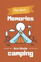 The Best Memories Are Made Camping: Camping logbook Journal, Camping logbook For Camping Lovers, Gift For Campers-120 Pages(6x9) Matte Cover Finish 1674407181 Book Cover