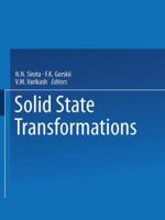 Solid State Transformations 148994754X Book Cover