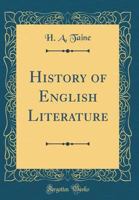 History of English Literature 3368175270 Book Cover