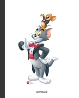 Notebook: Cartoon Tom and Jerry Soft Glossy Cover Graph Paper Pages Book 7.5 x 9.25 Inches 110 Pages 1692430874 Book Cover