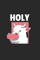 Kuh Notizbuch: Kuh Notizbuch f�r Liebhaber / Notizheft / Notizblock A5 (6x9in) Dotted Notebook / Punkteraster / 120 gepunktete Seiten 1671682297 Book Cover