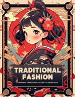 Traditional Fashion: A Japanese Traditional Attire Coloring Book: Explore 50 Exquisite Illustrations and Inspiring Quotes (Cultural Kaleidoscope Coloring Expedition) B0CM1PSLTJ Book Cover