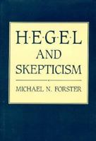 Hegel and Skepticism 0674283848 Book Cover