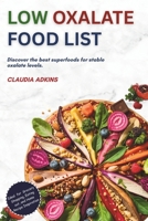 Low Oxalate Food List: An Up-to-date Guide of Over 600 Foods and Products Rated for You (Healthy Lists and Diets) B0F5BFFNQ7 Book Cover