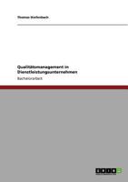 Qualitätsmanagement in Dienstleistungsunternehmen 3640807995 Book Cover