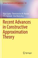 Recent Advances in Constructive Approximation Theory 3030063747 Book Cover