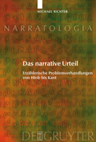 Das Narrative Urteil: Erzahlerische Problemverhandlungen Von Hiob Bis Kant 3110203952 Book Cover