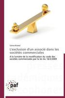 L'Exclusion D'Un Associa(c) Dans Les Socia(c)Ta(c)S Commerciales 3838171209 Book Cover