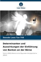 Determinanten und Auswirkungen der Einführung von Banken an der Börse: Fall der UEMOA-Banken an der Regionalen Wertpapierbörse (BRVM) (German Edition) 6208792886 Book Cover