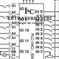 PC EXTRATERRESTRI Disegni da colorare (Italian Edition) 0244171459 Book Cover