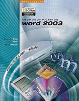 The I-Series Microsoft Office Word 2003 Introductory (The I-Series) 0072830026 Book Cover