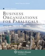 Business Organizations for Paralegals 1454808667 Book Cover