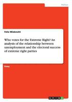 Who votes for the Extreme Right? An analysis of the relationship between unemployment and the electoral success of extreme right parties 3668182574 Book Cover