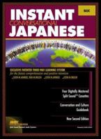 Instant Conversational Japanese: Basic [With Book] 188646331X Book Cover