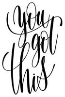 You Got This: 6x9 College Ruled Line Paper 150 Pages 1096272660 Book Cover