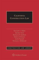California Construction Law 1543802346 Book Cover