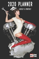 2020 Planner Weekly and Monthly: Harley Davidson Knucklehead Sexy Nurse Travel Companion (Jan 1, 2020 to Dec 31, 2020) 1676394605 Book Cover