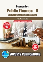 Public Finance - II, First Year, M.A, Sem-II-English 8119939379 Book Cover