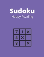 Sudoku: Happy Puzzling B08NWWYFMB Book Cover