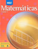 Holt Mathematics Course 1: Spanish Student Edition 2007 0030782724 Book Cover