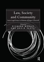 Law, Society and Community 1472409825 Book Cover