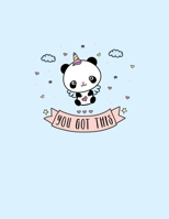 Pandicorn Unicorn Panda Notebook: A Cute Pandacorn Unipanda Notebook to Write In 1693667959 Book Cover