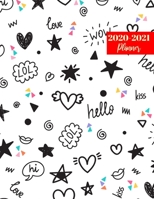 2020-2021 Planner: Pretty Weekly & Monthly Planner with Calendar - Personal Journal Week Planners & Goal Planner Organizer 169597364X Book Cover