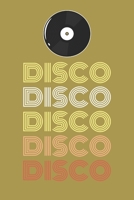 Notizbuch: Disco 70er Jahre Notizbuch I Gepunktetes Papier I 120 Seiten I Softcover 167365407X Book Cover
