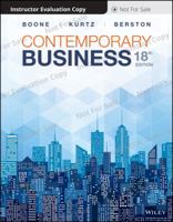 Contemporary Business, 18th Edition Evaluation Copy 1119498406 Book Cover