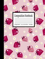 Composition Notebook: College Ruled 7.44 x 9.69 in, 100 page book for girls, kids, school, students and teachers 1083110462 Book Cover