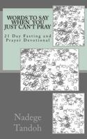 Words to Say When You Just Can’t Pray 1983688770 Book Cover