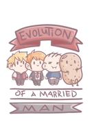 Funny Married Man Evolution Notebook: Graph Paper Journal 6x9 - 120 Pages 1712786466 Book Cover