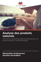 Analyse des produits naturels 6207299450 Book Cover