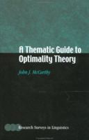 A Thematic Guide to Optimality Theory 052179644X Book Cover