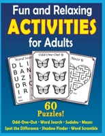 Fun and Relaxing Activities for Adults: Puzzles for People with Dementia [Large-Print] B083XX3KBG Book Cover