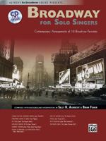 Broadway For Solo Singers- Book & CD (On Broadway) 0739049569 Book Cover