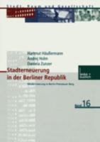 Stadterneuerung in der Berliner Republik. Modernisierung in Berlin- Prenzlauer Berg. 3810034401 Book Cover