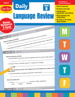 Daily Language Review Grade 6 1557997926 Book Cover