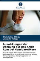 Auswirkungen der Dehnung auf das Ankle-Rom bei Hemiparetikern 6202989084 Book Cover