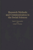 Research Methods and Communication in the Social Sciences 0275949303 Book Cover