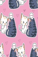 Cats in Love Notebook: Notebook, Diary and Journal with 120 Lined Pages cats and love 167095806X Book Cover