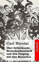 Uber Selbstkunde, Menschenkenntni Und Den Umgang Mit Den Menschen 1484022408 Book Cover