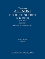 Oboe Concerto in D minor, Op.9 No.2: Study score 1608742865 Book Cover