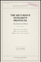The Recursive Integrity Protocols: Structural Law of Return B0GSLNQTWL Book Cover