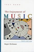 Enjoyment of Music: Test Item File 0393928934 Book Cover