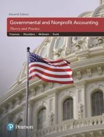 Governmental and Nonprofit Accounting: Theory and Practice 0133607771 Book Cover