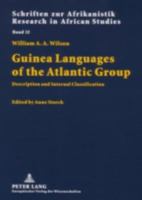 Guinea Languages of the Atlantic Group. Description and Internal Classification (Schriften Zur Afrikanistik - Research in African Studies) 3631551703 Book Cover