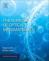 Phenomena of Optical Metamaterials 0128138963 Book Cover