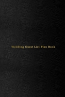 Wedding Guest list plan book: Wedding invitation planner log book for engaged couples looking to streamline their wedding invites - Professional Black Cover 1710122153 Book Cover