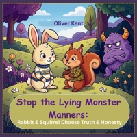 Stop The Lying Monster Manners: Rabbit & Squirrel Choose Truth & Honesty: Animal Picture Story About Teaching Kids Integrity, Good Choices, Trust ... Squirrel Learn to Say NO to Monster Manners) B0HHNPCV11 Book Cover